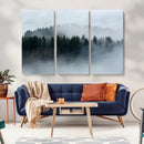 Autumn and Misty Trees in the Forest Wall Art Canvas Print, by MyGreatCanvas | Canvas Wall Art Prints | Photo Prints & Wall Decor