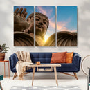 Buddha Statue and Daylight Wall Art, Buddha Statue Wall Art by MyGreatCanvas | Canvas Wall Art Prints | Photo Prints & Wall Decor