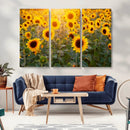 Sunflower Sunshine Wall Art Canvas Print by MyGreatCanvas | Canvas Wall Art Prints | Photo Prints & Wall Decor