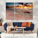 Sunset on Ocean Wall Art Canvas Print by MyGreatCanvas | Canvas Wall Art Prints | Photo Prints & Wall Decor