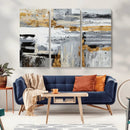 Abstract Painting Canvas Wall Art Print Paint Drip Art Brush