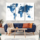 World Map Canvas Print – Framed Detailed Map of the World by MyGreatCanvas | Canvas Wall Art Prints | Photo Prints & Wall Decor