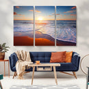 Ocean Beach Wall Art – Coastal Sunset Tropical Island by MyGreatCanvas | Canvas Wall Art Prints | Photo Prints & Wall Decor