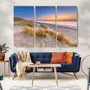 Sunrise On The Beach Wall Art Canvas Print
