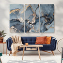 Multipanel Marble Fluid Effect Wall Art Abstract Canvas Wall
