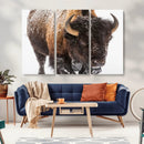 Bison Wall Art Canvas Print For Farmhouse, Wild Animal Wall by MyGreatCanvas | Canvas Wall Art Prints | Photo Prints & Wall Decor