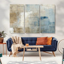 Abstract Blue and Beige Wall Art, Modern Minimalist Canvas by MyGreatCanvas | Canvas Wall Art Prints | Photo Prints & Wall Decor