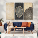 Tree Rings Canvas Wall Art Print – Minimalist Natural