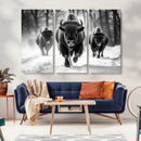 Buffalo Wall Art Canvas Print, Bison Family Wall Art Canvas by MyGreatCanvas | Canvas Wall Art Prints | Photo Prints & Wall Decor