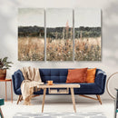Abstract Wildflower Art Field Landscape Oil Painting Print,