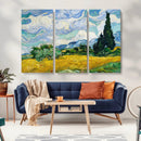 Wheatfield With Cypresses By Van Gogh Painting Wall Art