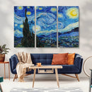 Vincent Van Gogh The Starry Night Abstract Wall Art Canvas