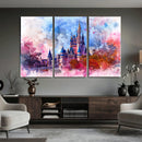 Disney Wall Art: Dreamy Watercolor Cinderella Castle Canvas by MyGreatCanvas | Canvas Wall Art Prints | Photo Prints & Wall Decor