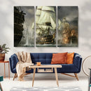 Pirate Ship War Wall Art Canvas Print by MyGreatCanvas | Canvas Wall Art Prints | Photo Prints & Wall Decor