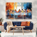 Abstract Watercolor The Last Supper Wall Art by MyGreatCanvas | Canvas Wall Art Prints | Photo Prints & Wall Decor