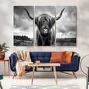 Scottish Cow Wall Art Canvas Print | Longhorn Wall Art | by MyGreatCanvas | Canvas Wall Art Prints | Photo Prints & Wall Decor
