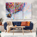 Don't Look Up Movie Canvas Wall Art - Vibrant Floating House