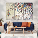 Banksy Wall Art - Banksy Girl Butterfly Graffiti Wall Art