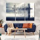 Jesus and the Fading Cross Wall Art Print – Symbol of Faith, by MyGreatCanvas | Canvas Wall Art Prints | Photo Prints & Wall Decor