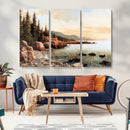 Serene Coastal View of Acadia National Park Wall Art -