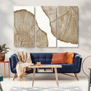 Rustic Brown Tree Ring Wall Art Canvas Print – Framed and