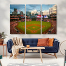 Busch Stadium Wall Art Print | St. Louis Cardinals Baseball by MyGreatCanvas | Canvas Wall Art Prints | Photo Prints & Wall Decor