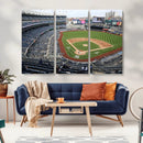 New York Yankees Baseball Team Print - Yankee Stadium Wall