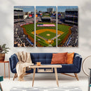 Yankee Stadium New York Wall Art Print | 3-Panel Canvas
