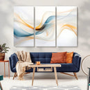 Decorative Turquoise Abstract Wave Wall Art Canvas Print by MyGreatCanvas | Canvas Wall Art Prints | Photo Prints & Wall Decor