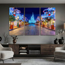 Disney Wall Art | Castle Large Wall Art Disney Magic Kingdom