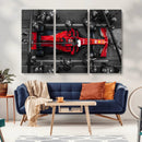 Ferrari Pit Stop Canvas Wall Art – Precision and Speed