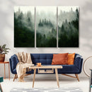 Misty Forest Wall Art – Tranquil Green Woodland Canvas by MyGreatCanvas | Canvas Wall Art Prints | Photo Prints & Wall Decor