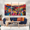 YAYOI KUSAMA Abstract Print - Landscape Canvas Wall Art