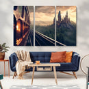 Harry Castle Wall Art Canvas Print, Wizard School Wall Art