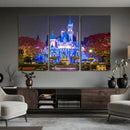 Disney Castle Wall Art Canvas Print – Magical Fairytale