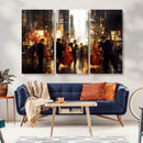 Abstract Jazz Art Wall Art Canvas Print – Colorful Musical