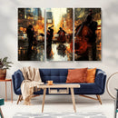 Jazz Wall Art Canvas Print – Colorful Musical Instrument