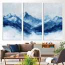 Blue Mountains Wall Art – Framed Snowy Range Canvas Artwork, by MyGreatCanvas | Canvas Wall Art Prints | Photo Prints & Wall Decor