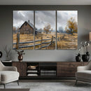 Rustic Autumn Farmhouse Wall Art Canvas Print – Serene