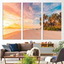 Tropical Beach Wall Art Canvas Print – Framed Palm Trees by MyGreatCanvas | Canvas Wall Art Prints | Photo Prints & Wall Decor