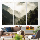 Misty Valley Wall Art: Foggy Forest Canvas Print by MyGreatCanvas | Canvas Wall Art Prints | Photo Prints & Wall Decor