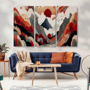 Abstract Mountain Wall Art Canvas Print – Vibrant Stylized by MyGreatCanvas | Canvas Wall Art Prints | Photo Prints & Wall Decor