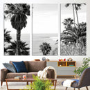 Palm Trees Wall Art Canvas Print – Framed Coastal Ocean