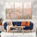 Pastel Grasses Wall Art Canvas Print – Framed Soft Meadow