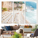 Beach Wall Art Canvas Print – Framed Coastal Seascape Summer