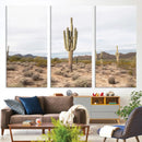 Saguaro Cactus Wall Art Canvas Print – Framed Desert