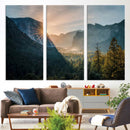 Yosemite Valley Wall Art Canvas Print – Framed Mountain