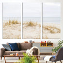 Beach Dunes Wall Art Canvas Print – Framed Serene Coastal