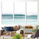 Surfing Wall Art Canvas Print – Framed Ocean Waves