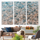 Clear Water Wall Art Canvas Print – Framed Sunlit Ocean